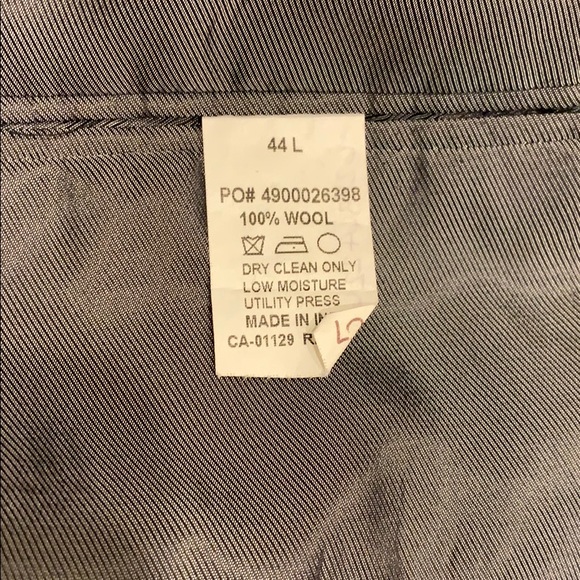 Men’s Calvin Klein Grey 100% Wool Sportscoat 44L - Picture 5 of 5